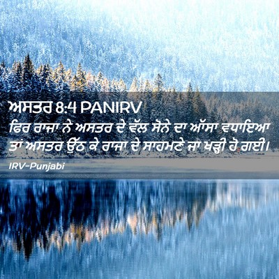Picture 02 - ਅਸਤਰ 8:4 PANIRV - ਫਿਰ ਰਾਜਾ ਨੇ ਅਸਤਰ ਦੇ - Bible Verse Picture