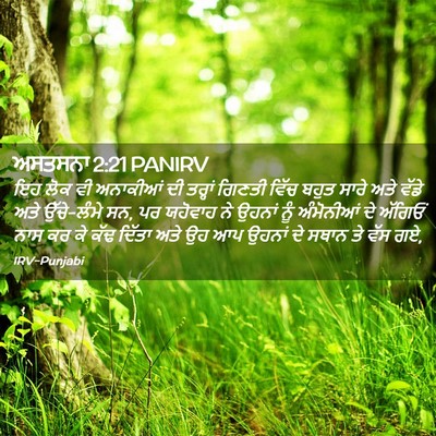 Picture 02 - ਅਸਤਸਨਾ 2:21 PANIRV - ਇਹ ਲੋਕ ਵੀ ਅਨਾਕੀਆਂ - Bible Verse Picture