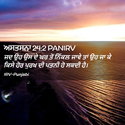 Picture 02 - ਅਸਤਸਨਾ 24:2 PANIRV - ਜਦ ਉਹ ਉਸ ਦੇ ਘਰ ਤੋਂ - Bible Verse Picture