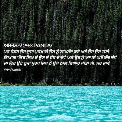 Picture 02 - ਅਸਤਸਨਾ 24:3 PANIRV - ਪਰ ਜੇਕਰ ਉਹ ਦੂਜਾ - Bible Verse Picture