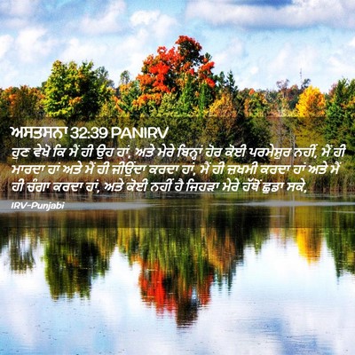 Picture 02 - ਅਸਤਸਨਾ 32:39 PANIRV - ਹੁਣ ਵੇਖੋ ਕਿ ਮੈਂ ਹੀ - Bible Verse Picture