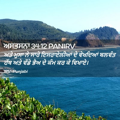 Picture 02 - ਅਸਤਸਨਾ 34:12 PANIRV - ਅਤੇ ਮੂਸਾ ਨੇ ਸਾਰੇ - Bible Verse Picture