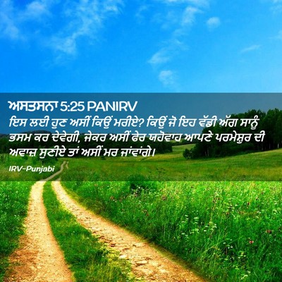 Picture 02 - ਅਸਤਸਨਾ 5:25 PANIRV - ਇਸ ਲਈ ਹੁਣ ਅਸੀਂ ਕਿਉਂ - Bible Verse Picture
