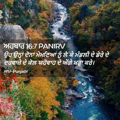Picture 02 - ਅਹਬਾਰ 16:7 PANIRV - ਉਹ ਉਨ੍ਹਾਂ ਦੋਨਾਂ - Bible Verse Picture