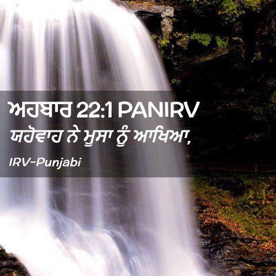 Picture 02 - ਅਹਬਾਰ 22:1 PANIRV - ਯਹੋਵਾਹ ਨੇ ਮੂਸਾ ਨੂੰ - Bible Verse Picture