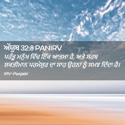 Picture 02 - ਅੱਯੂਬ 32:8 PANIRV - ਪਰੰਤੂ ਮਨੁੱਖ ਵਿੱਚ - Bible Verse Picture