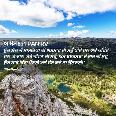 Picture 02 - ਆਮੋਸ 8:14 PANIRV - ਉਹ ਲੋਕ ਜੋ ਸਾਮਰਿਯਾ - Bible Verse Picture