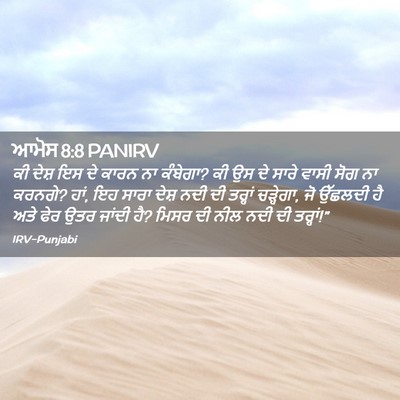 Picture 02 - ਆਮੋਸ 8:8 PANIRV - ਕੀ ਦੇਸ਼ ਇਸ ਦੇ ਕਾਰਨ - Bible Verse Picture