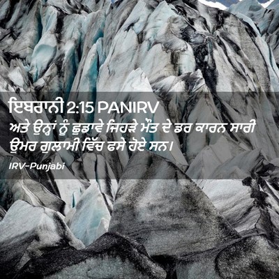 Picture 02 - ਇਬਰਾਨੀ 2:15 PANIRV - ਅਤੇ ਉਨ੍ਹਾਂ ਨੂੰ - Bible Verse Picture