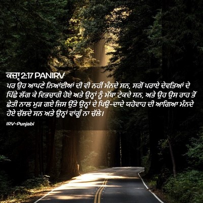 Picture 02 - ਕਜ਼ਾૃ 2:17 PANIRV - ਪਰ ਉਹ ਆਪਣੇ ਨਿਆਂਈਆਂ - Bible Verse Picture