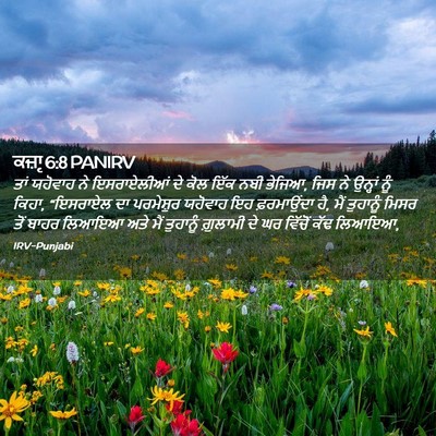 Picture 02 - ਕਜ਼ਾૃ 6:8 PANIRV - ਤਾਂ ਯਹੋਵਾਹ ਨੇ - Bible Verse Picture