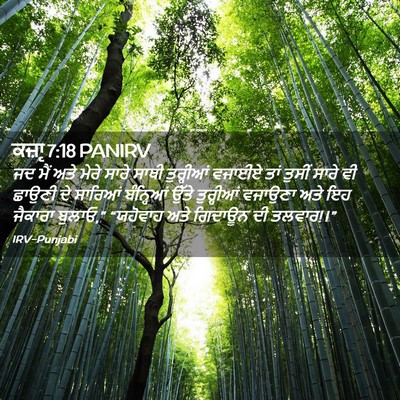 Picture 02 - ਕਜ਼ਾૃ 7:18 PANIRV - ਜਦ ਮੈਂ ਅਤੇ ਮੇਰੇ - Bible Verse Picture