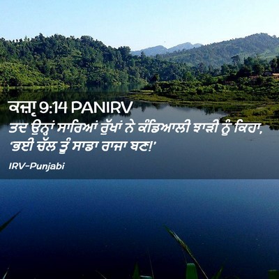 Picture 02 - ਕਜ਼ਾૃ 9:14 PANIRV - ਤਦ ਉਨ੍ਹਾਂ ਸਾਰਿਆਂ - Bible Verse Picture