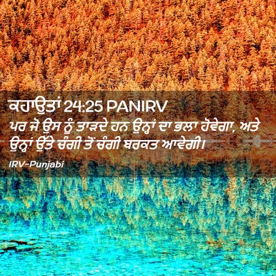 Picture 02 - ਕਹਾਉਤਾਂ 24:25 PANIRV - ਪਰ ਜੋ ਉਸ ਨੂੰ ਤਾੜਦੇ - Bible Verse Picture