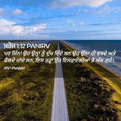 Picture 02 - ਖ਼ਰੋਜ 1:12 PANIRV - ਪਰ ਜਿੰਨਾਂ ਉਹ - Bible Verse Picture