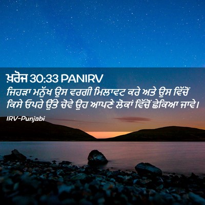 Picture 02 - ਖ਼ਰੋਜ 30:33 PANIRV - ਜਿਹੜਾ ਮਨੁੱਖ ਉਸ - Bible Verse Picture