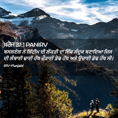 Picture 02 - ਖ਼ਰੋਜ 37:1 PANIRV - ਬਸਲਏਲ ਨੇ ਸ਼ਿੱਟੀਮ - Bible Verse Picture
