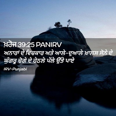 Picture 02 - ਖ਼ਰੋਜ 39:25 PANIRV - ਅਨਾਰਾਂ ਦੇ ਵਿਚਕਾਰ - Bible Verse Picture