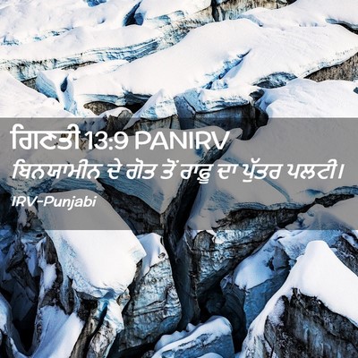 Picture 02 - ਗਿਣਤੀ 13:9 PANIRV - ਬਿਨਯਾਮੀਨ ਦੇ ਗੋਤ - Bible Verse Picture