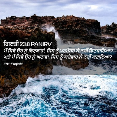 Picture 02 - ਗਿਣਤੀ 23:8 PANIRV - ਮੈਂ ਕਿਵੇਂ ਉਹ ਨੂੰ - Bible Verse Picture