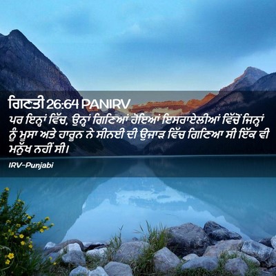 Picture 02 - ਗਿਣਤੀ 26:64 PANIRV - ਪਰ ਇਨ੍ਹਾਂ ਵਿੱਚ, - Bible Verse Picture