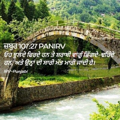 Picture 02 - ਜ਼ਬੂਰ 107:27 PANIRV - ਓਹ ਝੂਲਦੇ ਫਿਰਦੇ ਹਨ - Bible Verse Picture