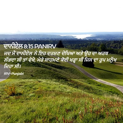 Picture 02 - ਦਾਨੀਏਲ 8:15 PANIRV - ਜਦ ਮੈਂ ਦਾਨੀਏਲ ਨੇ ਇਹ - Bible Verse Picture