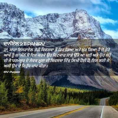 Picture 02 - ਦਾਨੀਏਲ 9:11 PANIRV - ਹਾਂ, ਸਾਰਾ ਇਸਰਾਏਲ - Bible Verse Picture