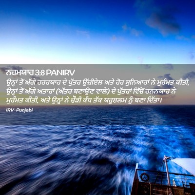 Picture 02 - ਨਹਮਯਾਹ 3:8 PANIRV - ਉਨ੍ਹਾਂ ਤੋਂ ਅੱਗੇ - Bible Verse Picture