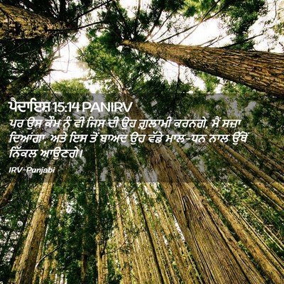 Picture 02 - ਪੈਦਾਇਸ਼ 15:14 PANIRV - ਪਰ ਉਸ ਕੌਮ ਨੂੰ ਵੀ - Bible Verse Picture
