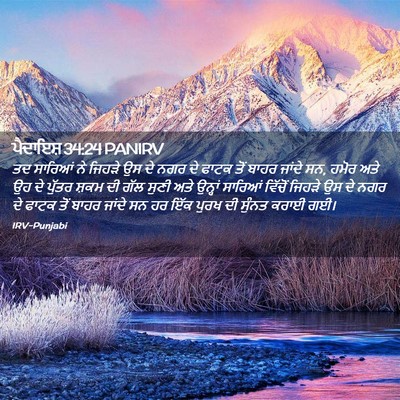 Picture 02 - ਪੈਦਾਇਸ਼ 34:24 PANIRV - ਤਦ ਸਾਰਿਆਂ ਨੇ ਜਿਹੜੇ - Bible Verse Picture