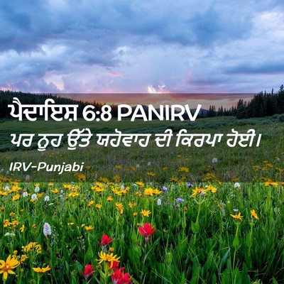 Picture 02 - ਪੈਦਾਇਸ਼ 6:8 PANIRV - ਪਰ ਨੂਹ ਉੱਤੇ ਯਹੋਵਾਹ - Bible Verse Picture