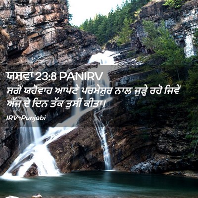Picture 02 - ਯਸ਼ਵਾ 23:8 PANIRV - ਸਗੋਂ ਯਹੋਵਾਹ ਆਪਣੇ - Bible Verse Picture
