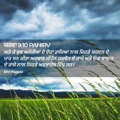 Picture 02 - ਯਸ਼ਵਾ 9:10 PANIRV - ਅਤੇ ਜੋ ਕੁਝ ਅਮੋਰੀਆਂ - Bible Verse Picture