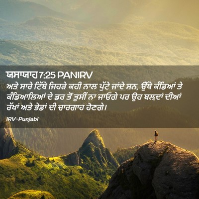 Picture 02 - ਯਸਾਯਾਹ 7:25 PANIRV - ਅਤੇ ਸਾਰੇ ਟਿੱਬੇ - Bible Verse Picture