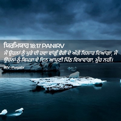 Picture 02 - ਯਿਰਮਿਯਾਹ 18:17 PANIRV - ਮੈਂ ਉਹਨਾਂ ਨੂੰ ਪੁਰੇ - Bible Verse Picture