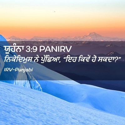 Picture 02 - ਯੂਹੰਨਾ 3:9 PANIRV - ਨਿਕੋਦਿਮੁਸ ਨੇ - Bible Verse Picture