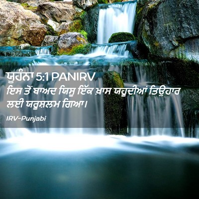 Picture 02 - ਯੂਹੰਨਾ 5:1 PANIRV - ਇਸ ਤੋਂ ਬਾਅਦ ਯਿਸੂ - Bible Verse Picture
