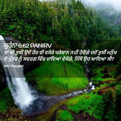 Picture 02 - ਯੂਹੰਨਾ 6:62 PANIRV - ਤਾਂ ਕੀ ਤੁਸੀਂ ਉਦੋਂ - Bible Verse Picture