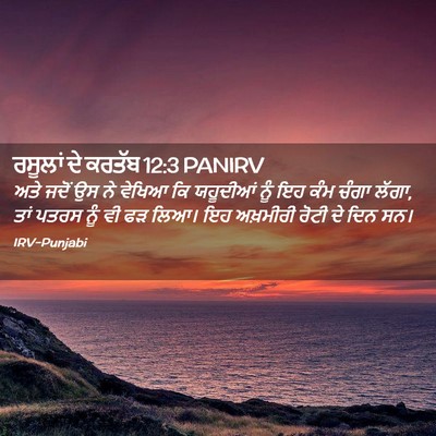 Picture 02 - ਰਸੂਲਾਂ ਦੇ ਕਰਤੱਬ 12:3 PANIRV - ਅਤੇ ਜਦੋਂ ਉਸ ਨੇ - Bible Verse Picture