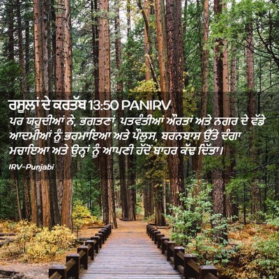 Picture 02 - ਰਸੂਲਾਂ ਦੇ ਕਰਤੱਬ 13:50 PANIRV - ਪਰ ਯਹੂਦੀਆਂ ਨੇ, - Bible Verse Picture