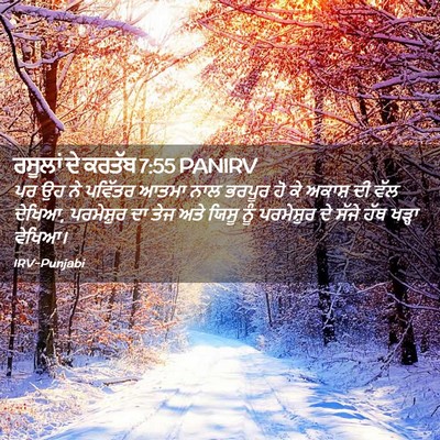 Picture 02 - ਰਸੂਲਾਂ ਦੇ ਕਰਤੱਬ 7:55 PANIRV - ਪਰ ਉਹ ਨੇ ਪਵਿੱਤਰ - Bible Verse Picture