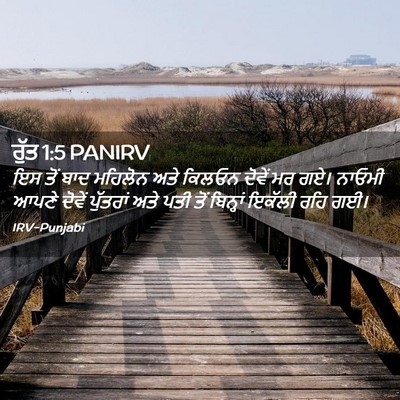 Picture 02 - ਰੁੱਤ 1:5 PANIRV - ਇਸ ਤੋਂ ਬਾਦ ਮਹਿਲੋਨ - Bible Verse Picture