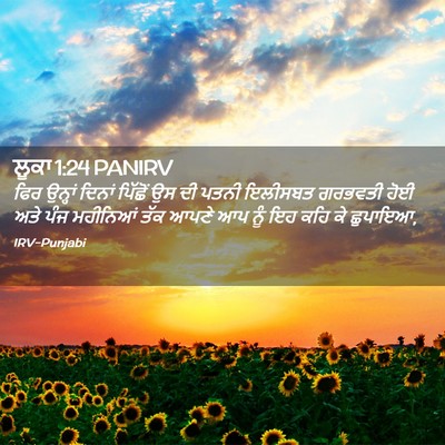 Picture 02 - ਲੂਕਾ 1:24 PANIRV - ਫਿਰ ਉਨ੍ਹਾਂ ਦਿਨਾਂ - Bible Verse Picture