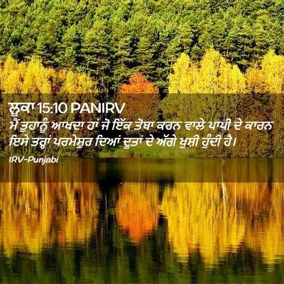 Picture 02 - ਲੂਕਾ 15:10 PANIRV - ਮੈਂ ਤੁਹਾਨੂੰ ਆਖਦਾ - Bible Verse Picture
