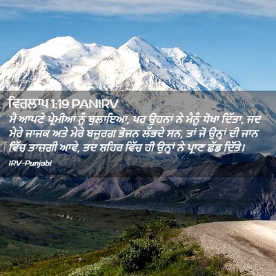 Picture 02 - ਵਿਰਲਾਪ 1:19 PANIRV - ਮੈਂ ਆਪਣੇ ਪ੍ਰੇਮੀਆਂ - Bible Verse Picture