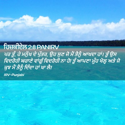 Picture 02 - ਹਿਜ਼ਕੀਏਲ 2:8 PANIRV - ਪਰ ਤੂੰ, ਹੇ ਮਨੁੱਖ ਦੇ - Bible Verse Picture