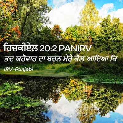 Picture 02 - ਹਿਜ਼ਕੀਏਲ 20:2 PANIRV - ਤਦ ਯਹੋਵਾਹ ਦਾ ਬਚਨ - Bible Verse Picture