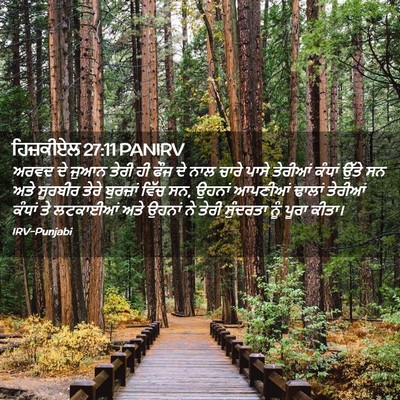 Picture 02 - ਹਿਜ਼ਕੀਏਲ 27:11 PANIRV - ਅਰਵਦ ਦੇ ਜੁਆਨ ਤੇਰੀ - Bible Verse Picture