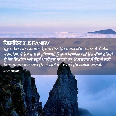 Picture 02 - ਹਿਜ਼ਕੀਏਲ 31:15 PANIRV - ਪ੍ਰਭੂ ਯਹੋਵਾਹ ਇਹ - Bible Verse Picture